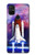 S3913 Navette spatiale nébuleuse colorée Etui Coque Housse pour OnePlus Nord N10 5G