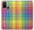 S3942 Tartan à carreaux arc-en-ciel LGBTQ Etui Coque Housse pour OnePlus Nord N10 5G