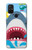 S3947 Caricature d'hélicoptère de requin Etui Coque Housse pour OnePlus Nord N10 5G
