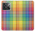 S3942 Tartan à carreaux arc-en-ciel LGBTQ Etui Coque Housse pour OnePlus 10T