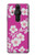 S3924 Fond rose fleur de cerisier Etui Coque Housse pour Sony Xperia Pro-I