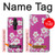 S3924 Fond rose fleur de cerisier Etui Coque Housse pour Sony Xperia Pro-I