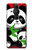 S3929 Panda mignon mangeant du bambou Etui Coque Housse pour Sony Xperia Pro-I