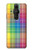 S3942 Tartan à carreaux arc-en-ciel LGBTQ Etui Coque Housse pour Sony Xperia Pro-I