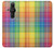 S3942 Tartan à carreaux arc-en-ciel LGBTQ Etui Coque Housse pour Sony Xperia Pro-I