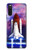 S3913 Navette spatiale nébuleuse colorée Etui Coque Housse pour Sony Xperia 10 III