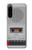 S3953 Graphique de lecteur de cassettes vintage Etui Coque Housse pour Sony Xperia 5 IV