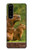 S3917 Cochon d'Inde géant de la famille Capybara Etui Coque Housse pour Sony Xperia 5 III