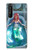 S3911 Jolie petite sirène Aqua Spa Etui Coque Housse pour Sony Xperia 1 III