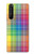 S3942 Tartan à carreaux arc-en-ciel LGBTQ Etui Coque Housse pour Sony Xperia 1 III