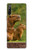 S3917 Cochon d'Inde géant de la famille Capybara Etui Coque Housse pour Sony Xperia L4