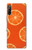 S3946 Motif orange sans couture Etui Coque Housse pour Sony Xperia L4