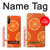 S3946 Motif orange sans couture Etui Coque Housse pour Sony Xperia L4