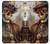 S3949 Crâne Steampunk Fumer Etui Coque Housse pour Sony Xperia XA2