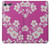 S3924 Fond rose fleur de cerisier Etui Coque Housse pour Sony Xperia XZ Premium