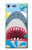 S3947 Caricature d'hélicoptère de requin Etui Coque Housse pour Sony Xperia XZ Premium