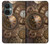 S3927 Boussole Horloge Gage Steampunk Etui Coque Housse pour OnePlus Nord CE 3 Lite, Nord N30 5G