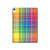 S3942 Tartan à carreaux arc-en-ciel LGBTQ Etui Coque Housse pour iPad 10.9 (2022)