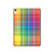 S3942 Tartan à carreaux arc-en-ciel LGBTQ Etui Coque Housse pour iPad 10.9 (2025,2022)