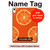 S3946 Motif orange sans couture Etui Coque Housse pour iPad 10.9 (2025,2022)