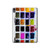 S3956 Graphique de boîte à palette aquarelle Etui Coque Housse pour iPad Air (2020, 2022), Air 11 (2024,2025,2026), Pro 11 (2022)
