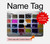 S3956 Graphique de boîte à palette aquarelle Etui Coque Housse pour MacBook 12″ - A1534