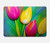 S3926 Peinture à l'huile de tulipe colorée Etui Coque Housse pour MacBook Air 13″ - A1932, A2179, A2337