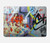 S0588 mur de graffiti Etui Coque Housse pour MacBook Air 15″ (2023,2024) - A2941, A3114