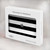 S1596 Noir et blanc rayé Etui Coque Housse pour MacBook Air 15″ (2023,2024) - A2941, A3114
