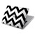 S1613 Chevron Zigzag Etui Coque Housse pour MacBook Air 15″ (2023,2024,2025) - A2941, A3114, A3241