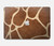 S2326 girafe Peau Etui Coque Housse pour MacBook Air 15″ (2023,2024,2025) - A2941, A3114, A3241