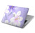 S2361 Fleurs blanches Violet Etui Coque Housse pour MacBook Air 15″ (2023,2024,2025) - A2941, A3114, A3241