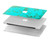 S2377 Turquoise Texture Motif imprimé Gemme Etui Coque Housse pour MacBook Air 15″ (2023,2024,2025) - A2941, A3114, A3241