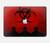 S2917 Biohazards Virus Alert Rouge Etui Coque Housse pour MacBook Air 15″ (2023,2024,2025) - A2941, A3114, A3241