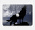 S3011 Dream Catcher Loup Hurlant Etui Coque Housse pour MacBook Air 15″ (2023,2024,2025) - A2941, A3114, A3241