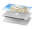 S3794 Ours polaire arctique amoureux de la peinture de phoque Etui Coque Housse pour MacBook Air 15″ (2023,2024,2025) - A2941, A3114, A3241