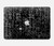 S3808 Tableau noir de mathématiques Etui Coque Housse pour MacBook Air 15″ (2023,2024) - A2941, A3114