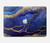 S3906 Marbre violet bleu marine Etui Coque Housse pour MacBook Air 15″ (2023,2024,2025) - A2941, A3114, A3241