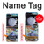 S0588 mur de graffiti Etui Coque Housse pour Samsung Galaxy Z Flip 5