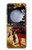 S0817 indien rouge Etui Coque Housse pour Samsung Galaxy Z Flip 5