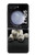 S0878 Ours noir Etui Coque Housse pour Samsung Galaxy Z Flip 5