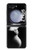 S0917 Sexy lèvres Fille de fumer Etui Coque Housse pour Samsung Galaxy Z Flip 5