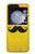S1145 Soleil jaune Mustache Etui Coque Housse pour Samsung Galaxy Z Flip 5