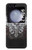S1434 Crâne Tatouage Motard Aile Etui Coque Housse pour Samsung Galaxy Z Flip 5