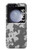 S2186 Gris Camo Camouflage Imprimé graphique Etui Coque Housse pour Samsung Galaxy Z Flip 5