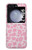 S2213 Motif rose Léopard Etui Coque Housse pour Samsung Galaxy Z Flip 5
