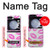 S2214 Bisous Lèvres roses Etui Coque Housse pour Samsung Galaxy Z Flip 5