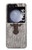 S2505 Tête de Renne Vieux bois Texture graphique Etui Coque Housse pour Samsung Galaxy Z Flip 5