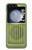 S2656 Radio Vert bakélite millésimé Etui Coque Housse pour Samsung Galaxy Z Flip 5