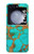 S2688 Aqua Copper Turquoise Graphic Gemme Etui Coque Housse pour Samsung Galaxy Z Flip 5